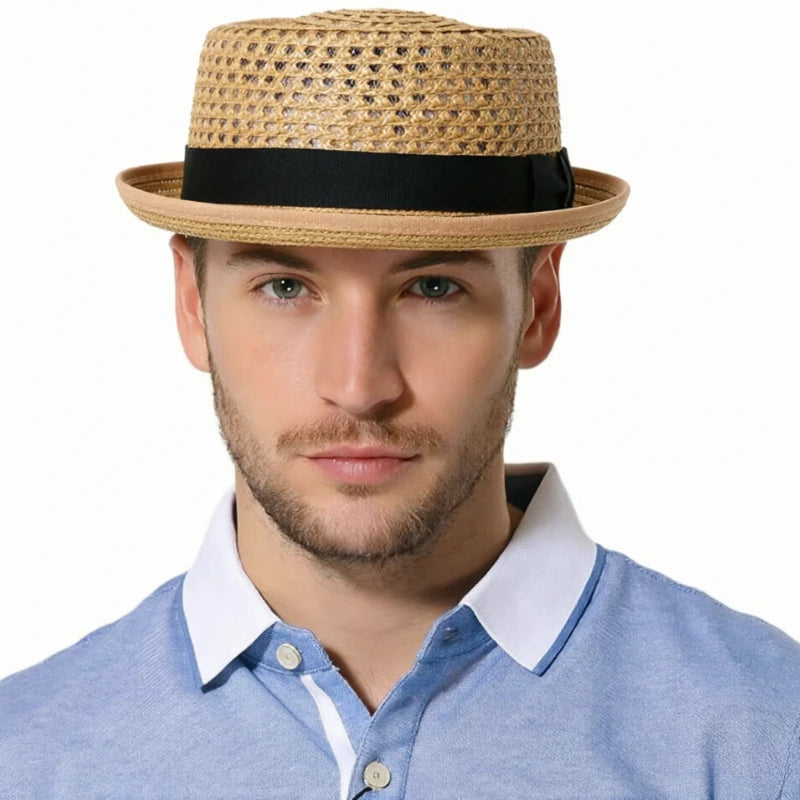 Man Summer Straw Hat Depot Unisex Lightweight Classic Size 58-60cm