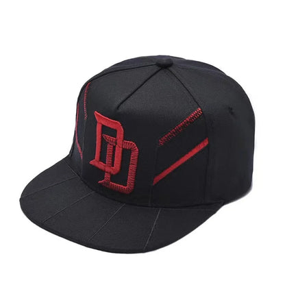 Luxury Unisex Letter Embroidered Flat Brim Snapback Cap