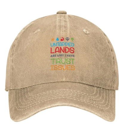 Untapped Lands Trust Issues Washed Baseball Cap