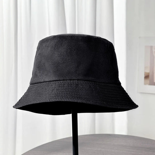 Classic Plain Black Fisherman's Hat