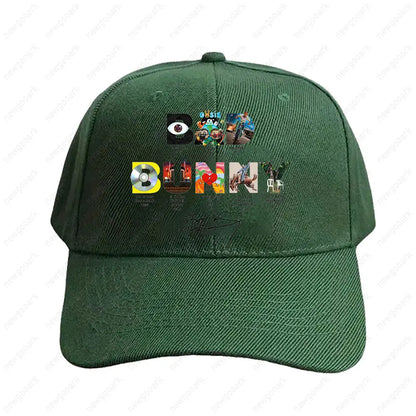 Bad Bunny Album Cap Summer Woman Man Adult Peaked Hat Fashion Casual Adjustable Printed Baseball Caps Trucker Cap