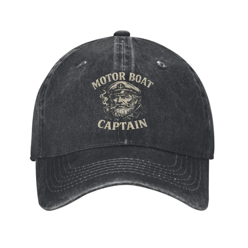 Motor Boat Captain Funny Baseball Cap