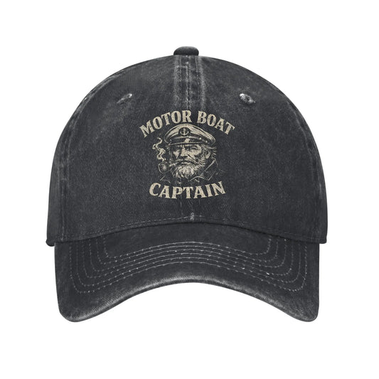 Motor Boat Captain Funny Baseball Cap