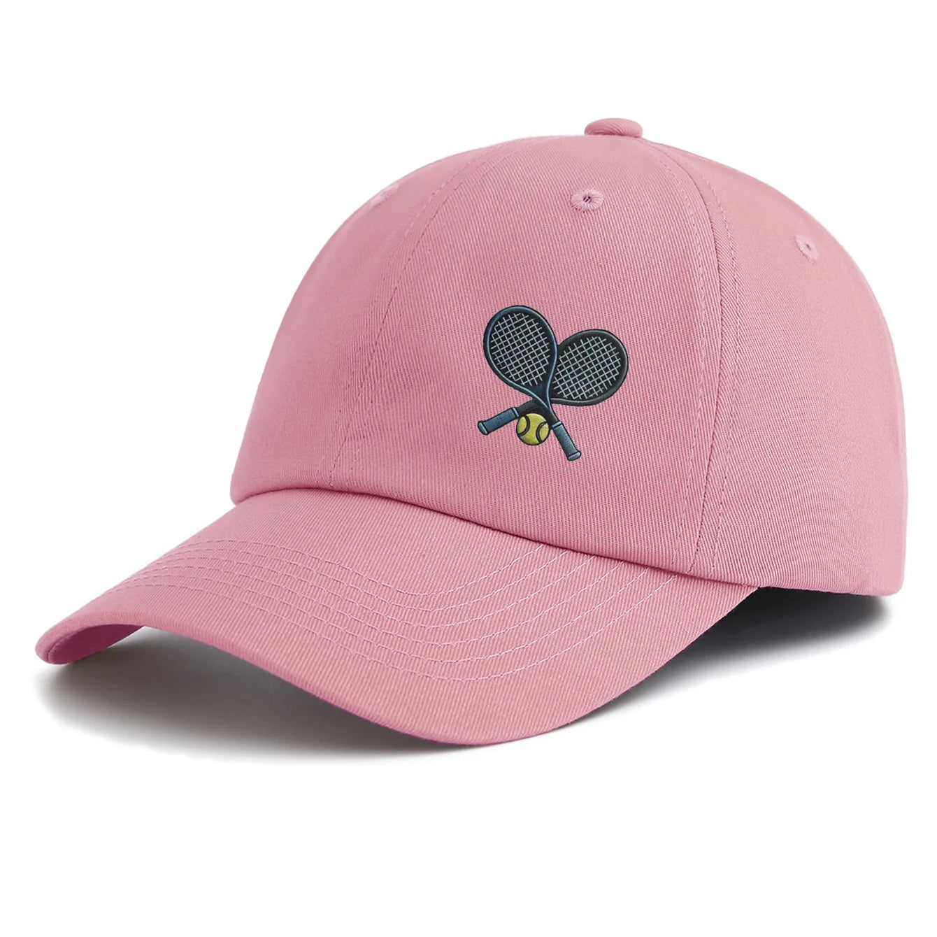 1pc Tennis Print Baseball Cap For Adults