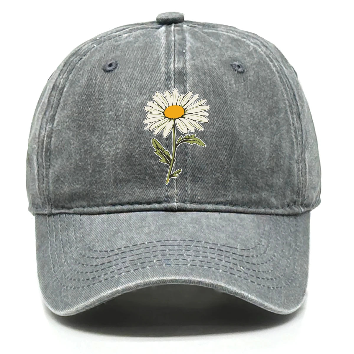 Adjustable Summer Cap For Women Men Flower Baseball Cap