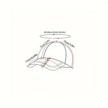 3D Horse Print Fashion Baseball Cap