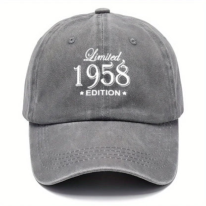 49.73 Meter Washed Letter Baseball Cap