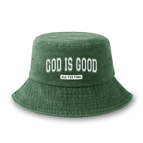 Reversible God Is Good Bucket Hat