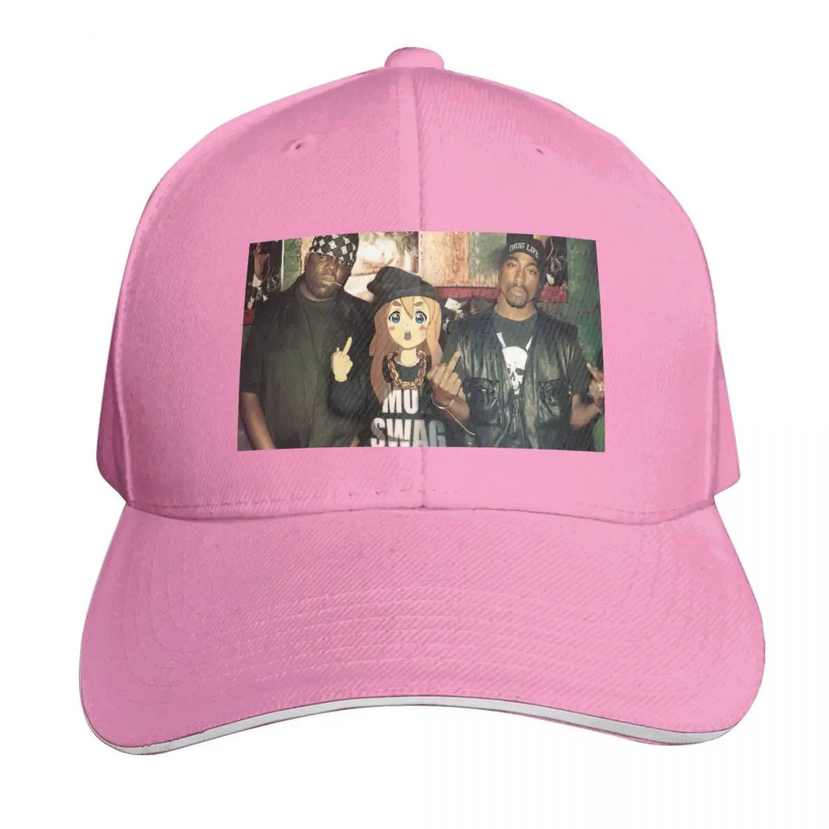 Moe Swag With My Homies Vintage Embroidered Baseball Cap