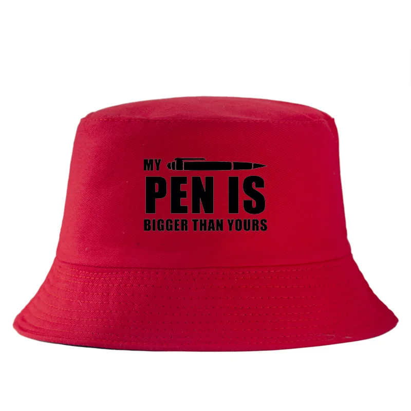 Funny Slogan Cotton Party Bucket Hat Unisex