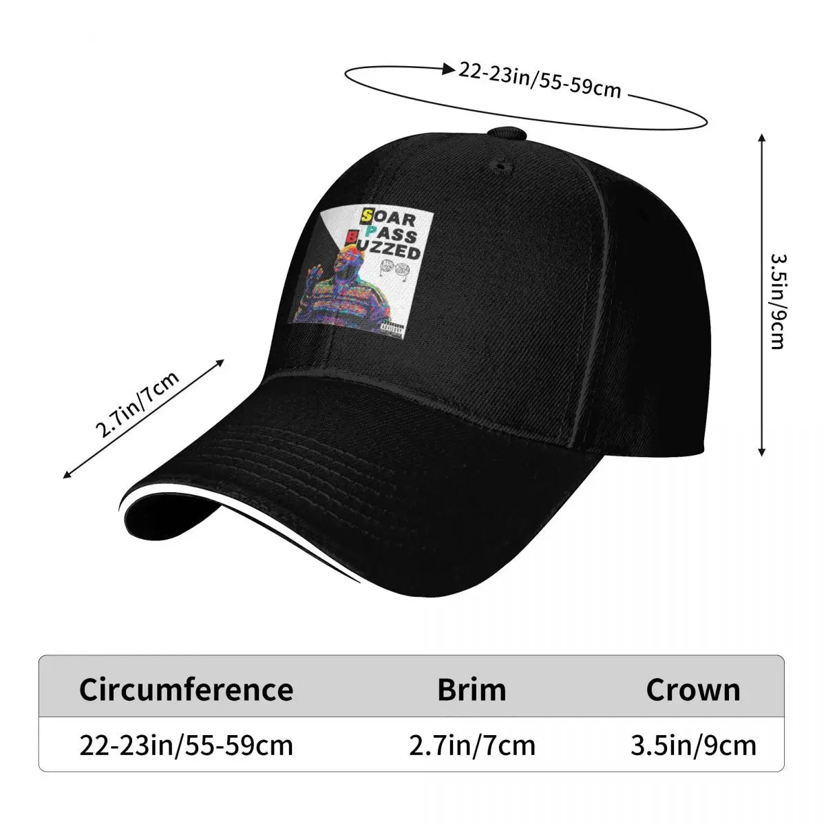 Soar Pass Buzzed UPF 50+ Mesh Baseball Cap