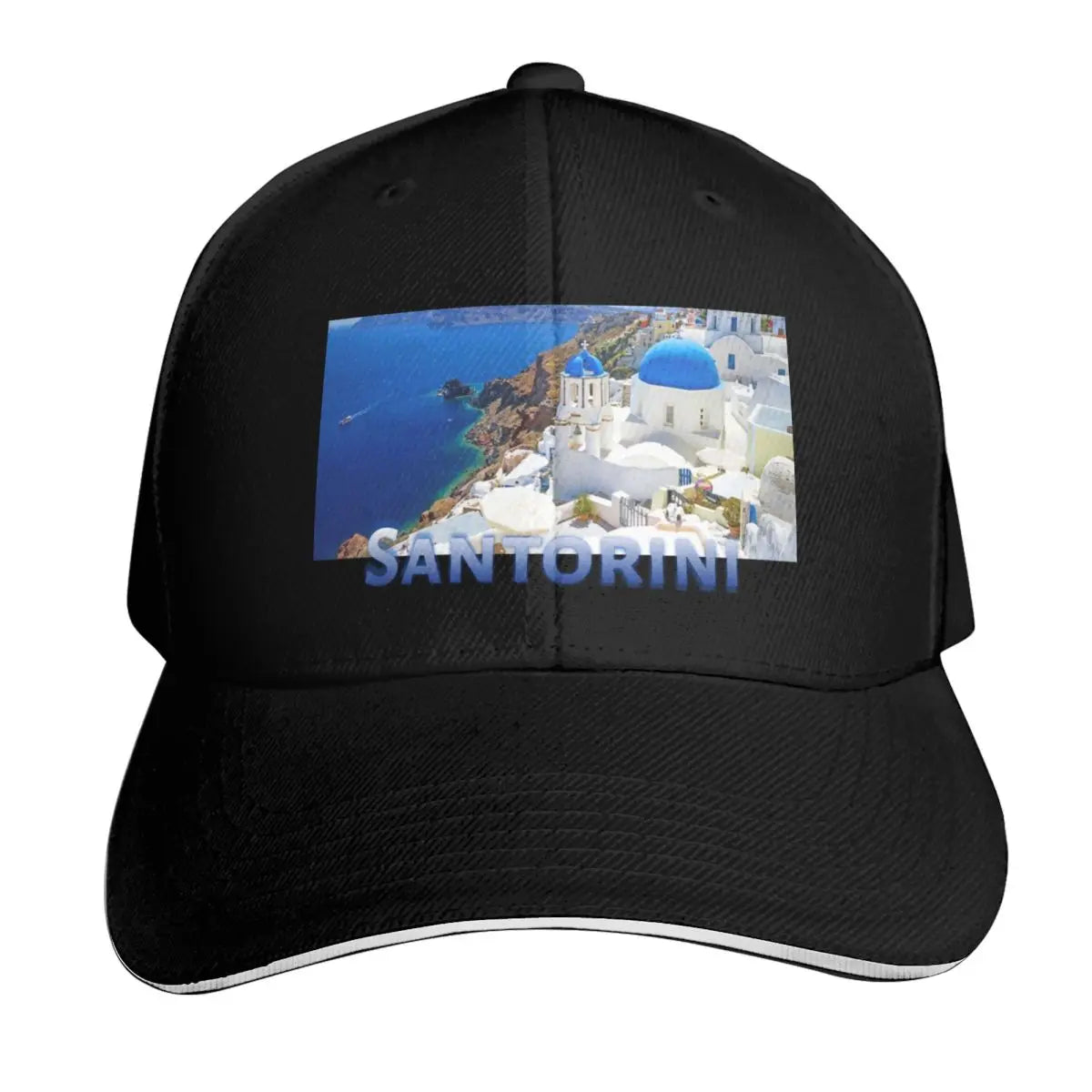 Santorini Greek Islands Callisc Baseball Cap