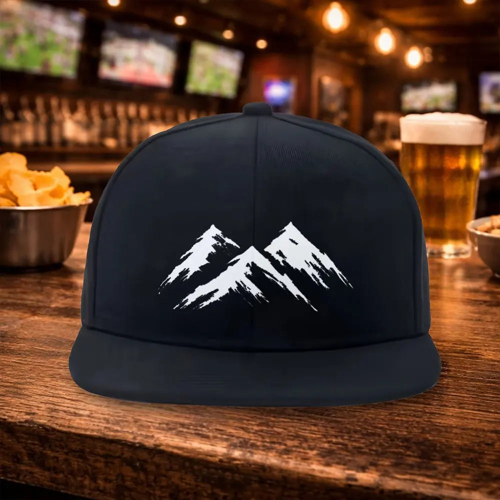 2026 Ink Wash Mountain Duckbill Snapback Cap