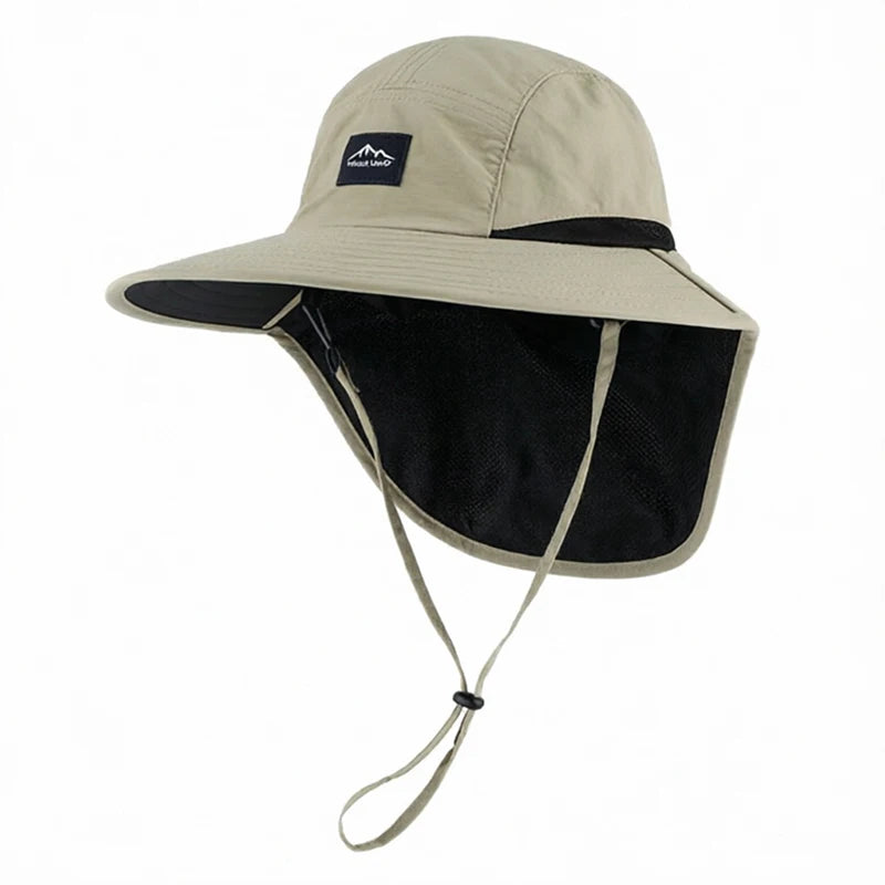 Waterproof Quick-Dry Wide Brim Outdoor Bucket Hat