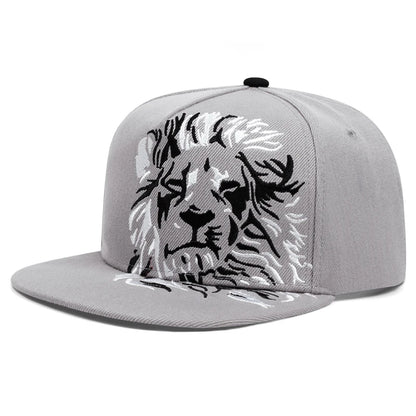 Lion Eagle Embroidered Hip Hop Snapback Cap