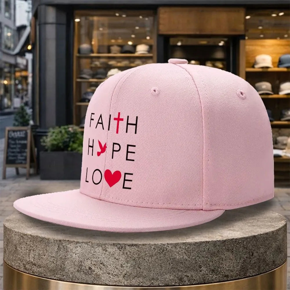 Faith Hope Love Snapback Cap