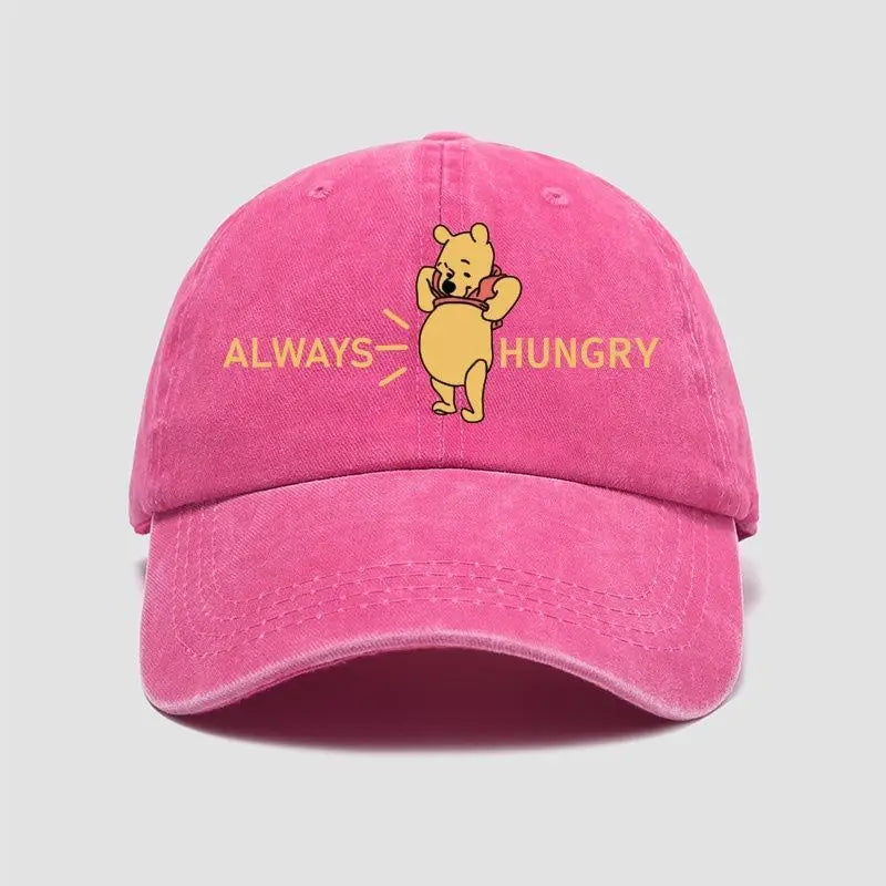 Cute Pooh Bear Adjustable Baseball Cap
