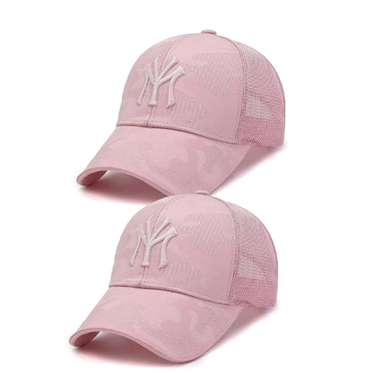 New Spring Summer Embroidered Letter Camouflage Hat