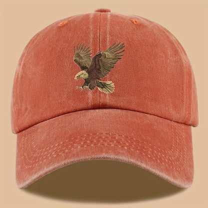Eagle Print Outdoor Baseball Cap