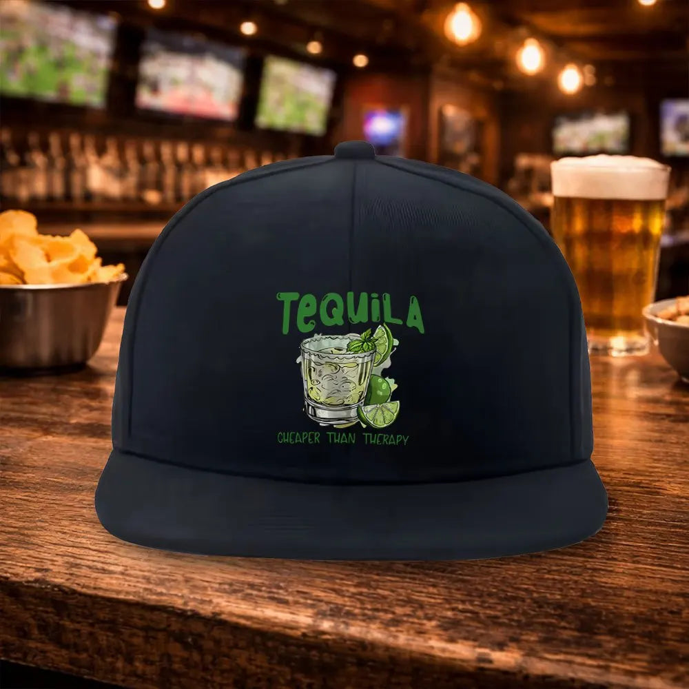Tequila Cocktail Graphic Snapback Cap
