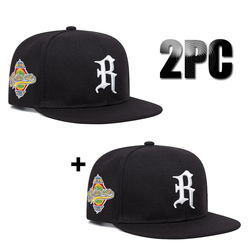 Primary Logo Embroidered Adjustable Hip-Hop Snapback Cap