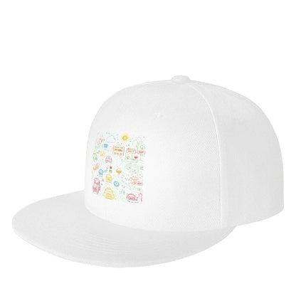 Road Trip Graphic High Crown Snapback Cap