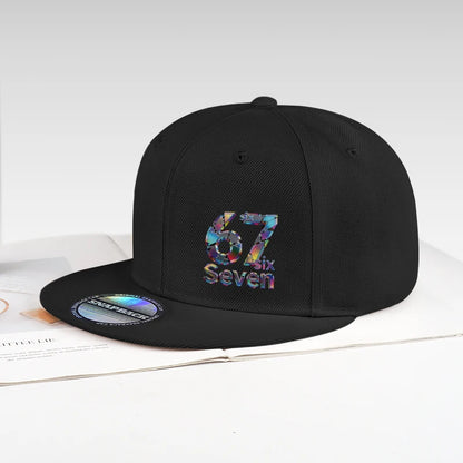 Laser Print 67 Snapback Cap
