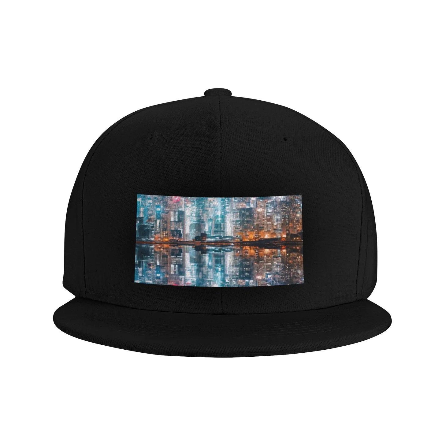 City Lights Ocean Reflection Snapback Cap