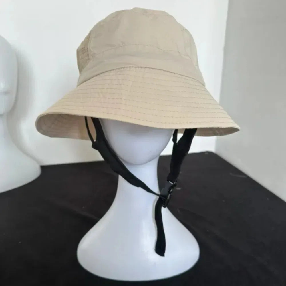 Waterproof Adjustable Chin Strap Fishing Bucket Hat