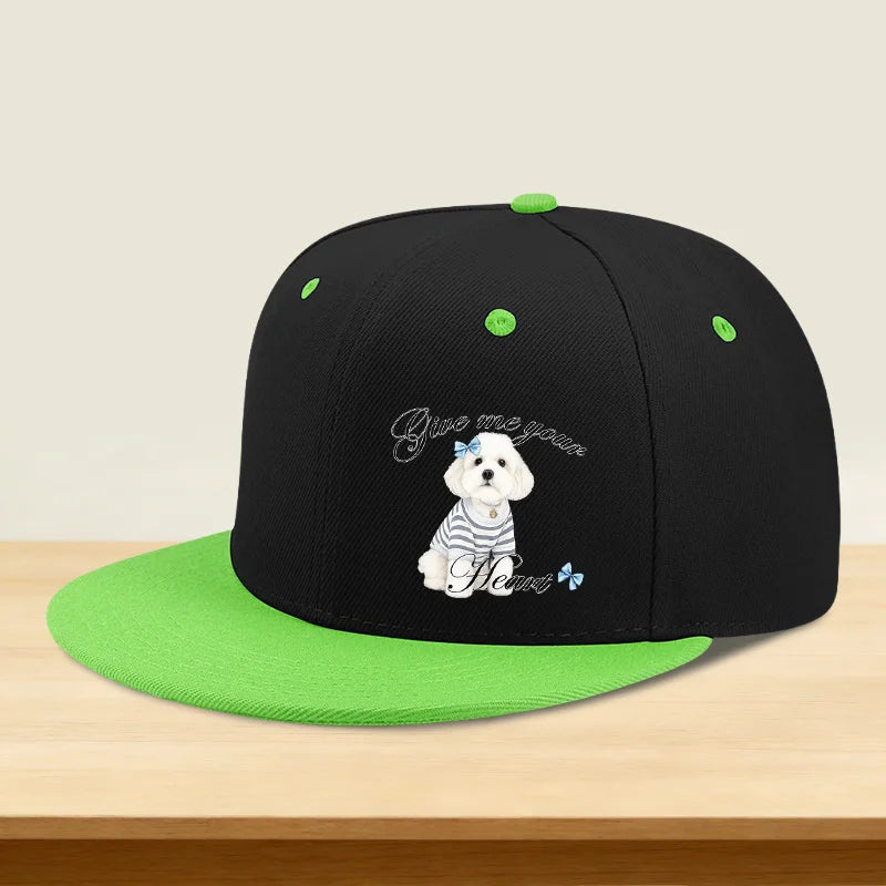 1pc Of "Give Me Your Heart" Cute Cap