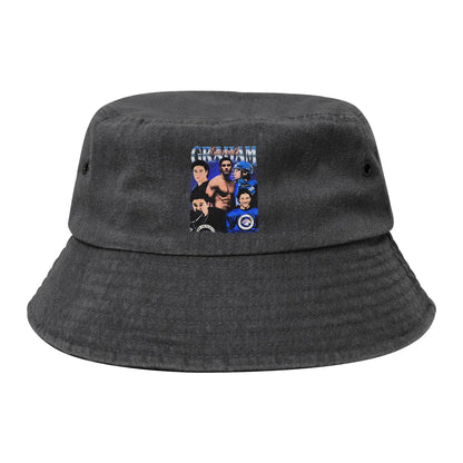 Unisex Distressed Washed Bucket Hat
