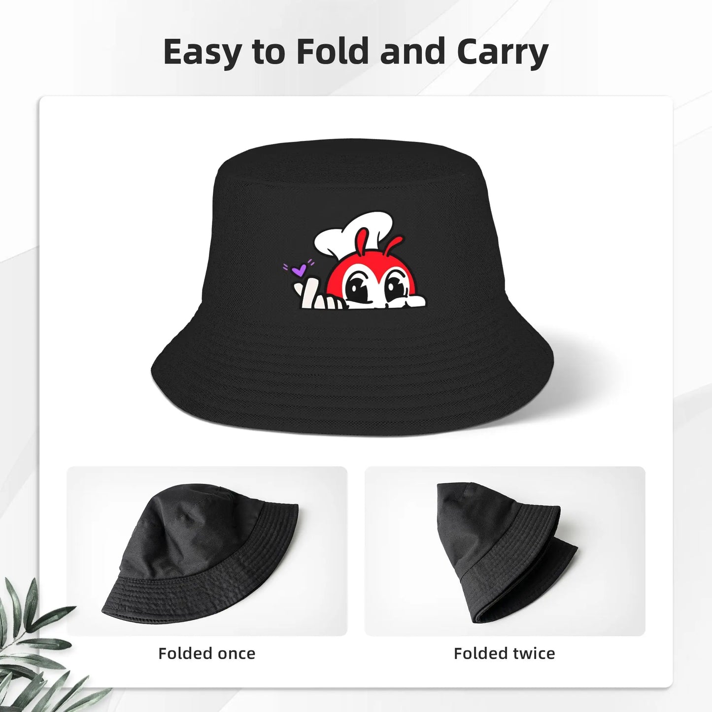 Jollibee Peeking Bucket Hat Summer
