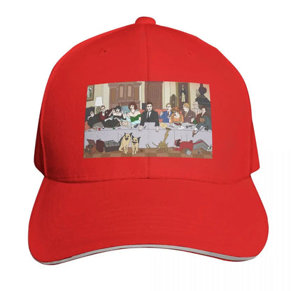The Last Supper At Boddy Mansion Baseball Cap