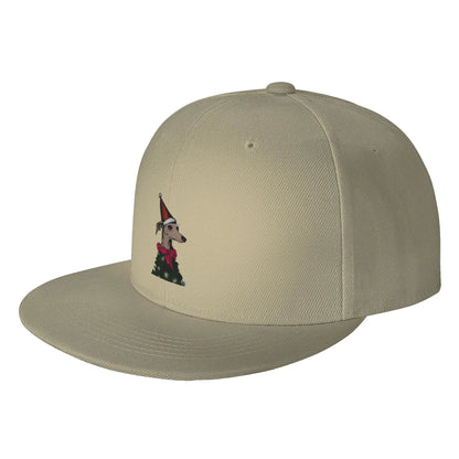 Italian Greyhound Christmas Snapback Cap
