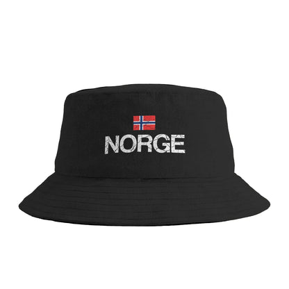 Norway Flag Scandinavia Gift Oslo Norway Bucket Hat