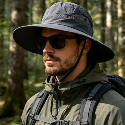 Quick-Dry Breathable Mesh Bucket Hat
