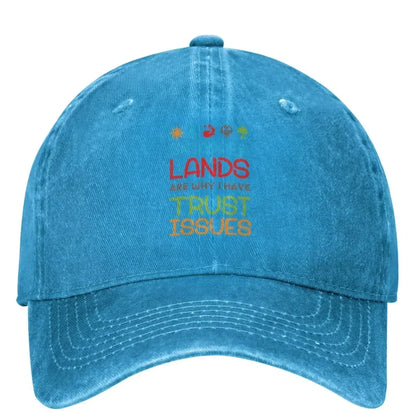 Untapped Lands Trust Issues Washed Baseball Cap