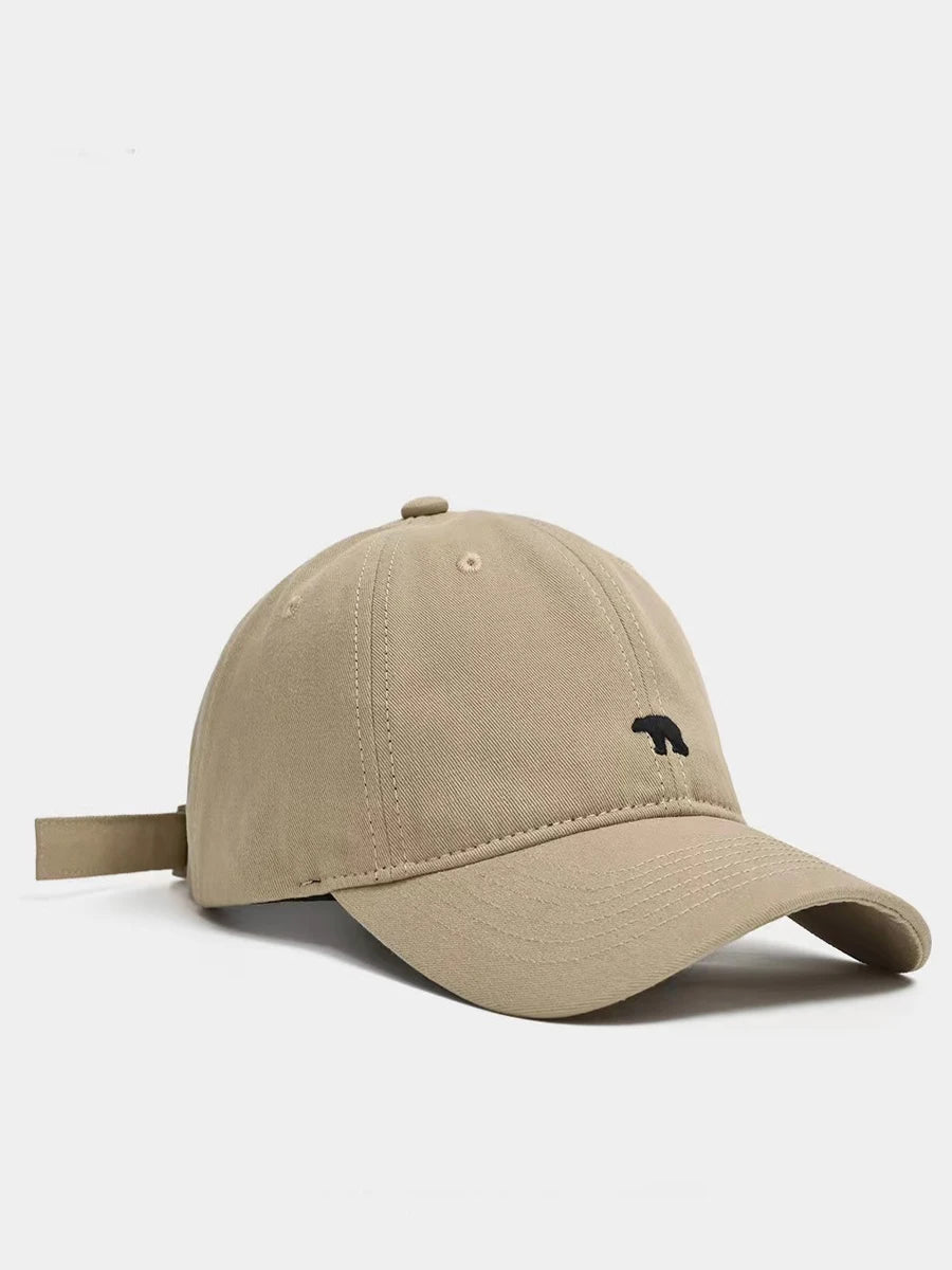 Summer Versatile Polar Bear Embroidered Baseball Cap