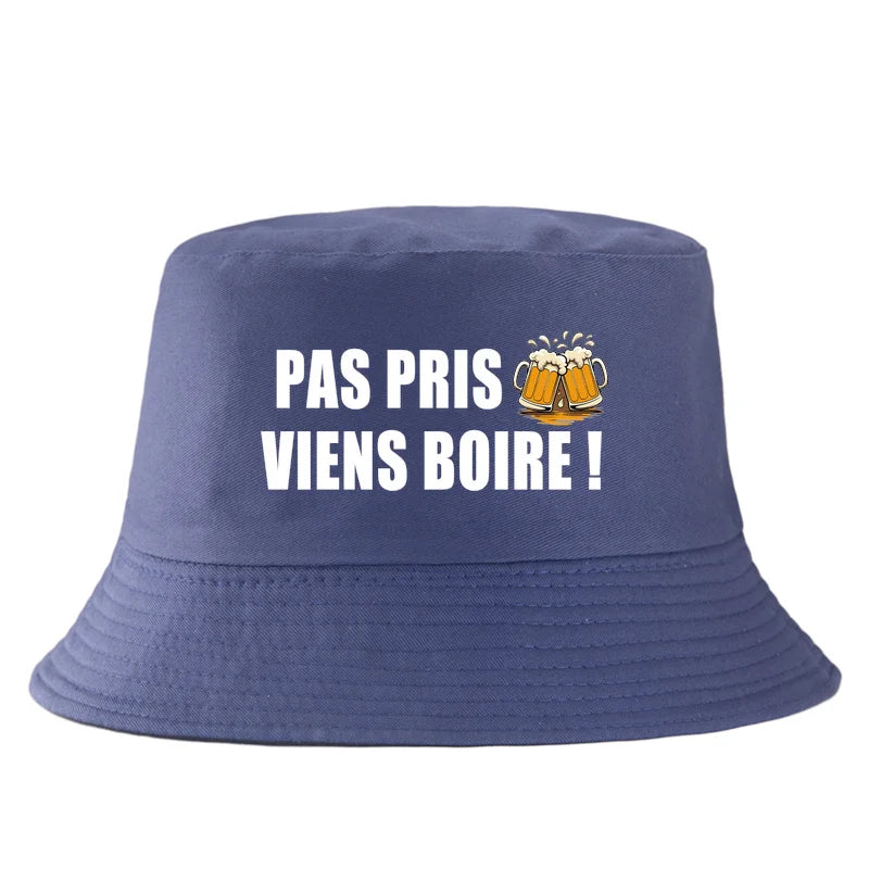 Funny Beer Pas Pris Viens Boire Bucket Hat