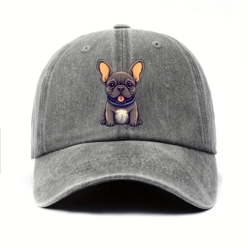 Fantasy Dog Print Outdoor Baseball Cap