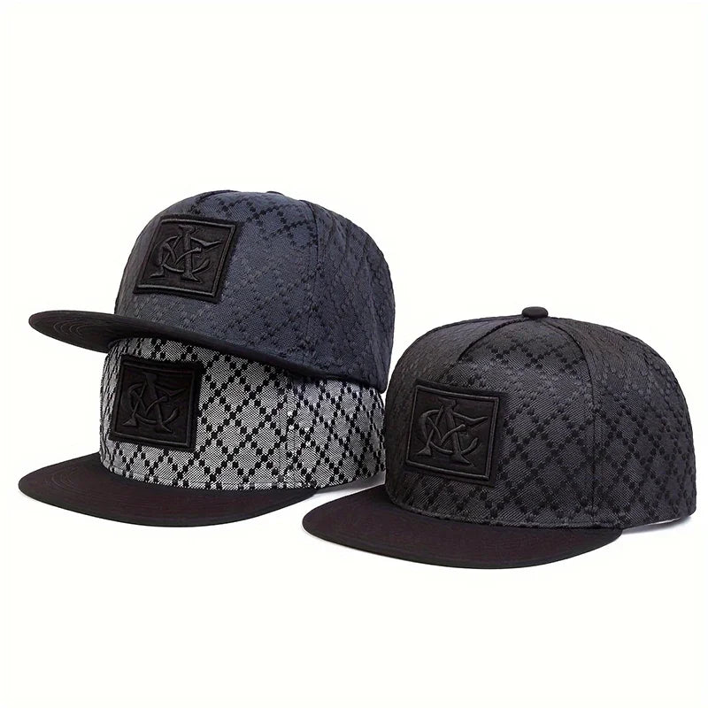 Crocodile Texture PU Leather Unisex Hip-Hop Snapback Cap
