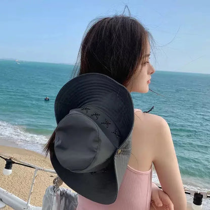 Adjustable Wide Brim Western Cowboy Bucket Hats