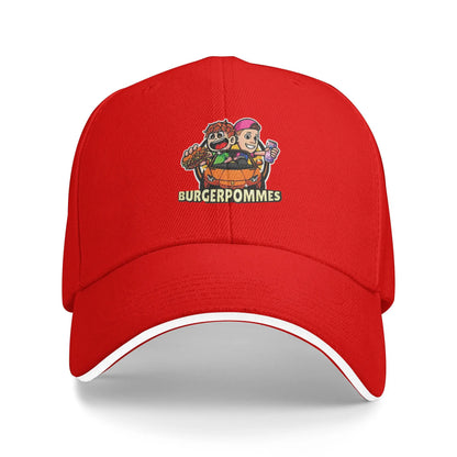 Burgerpommes Vintage Hip Hop Baseball Cap