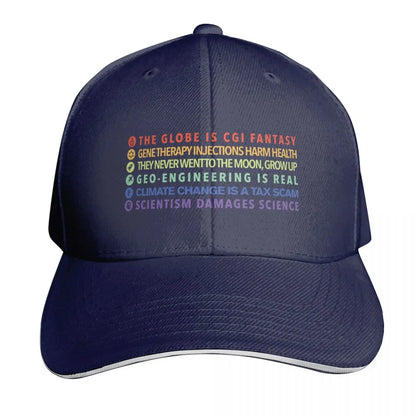 Scientism Is Stoopid Moisture Wicking Curved Brim Baseball Cap