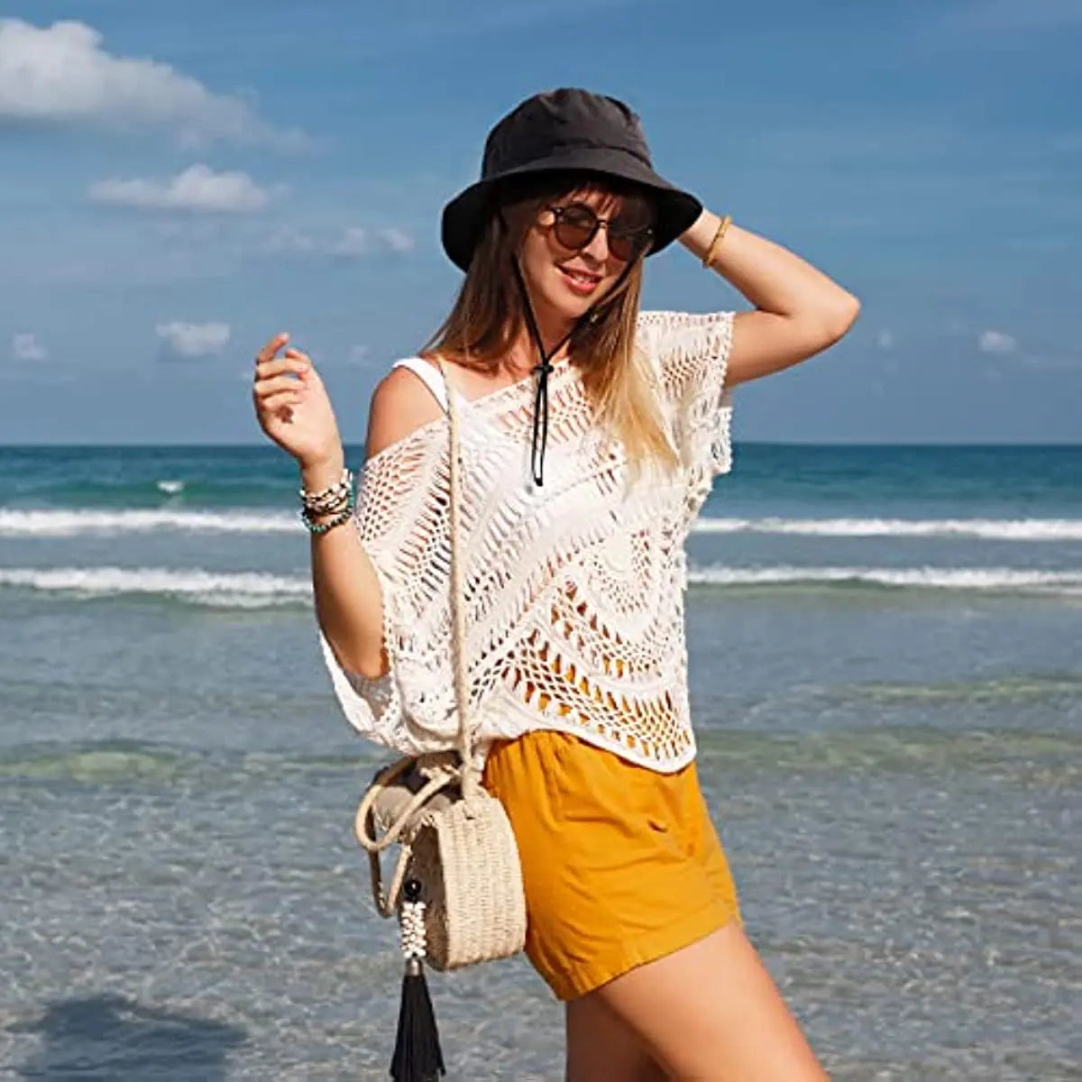 UPF 50+ Waterproof Foldable Wide Brim Bucket Hat