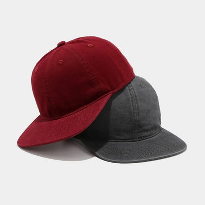 Custom Logo Washed Solid Color Hip-Hop Snapback Cap