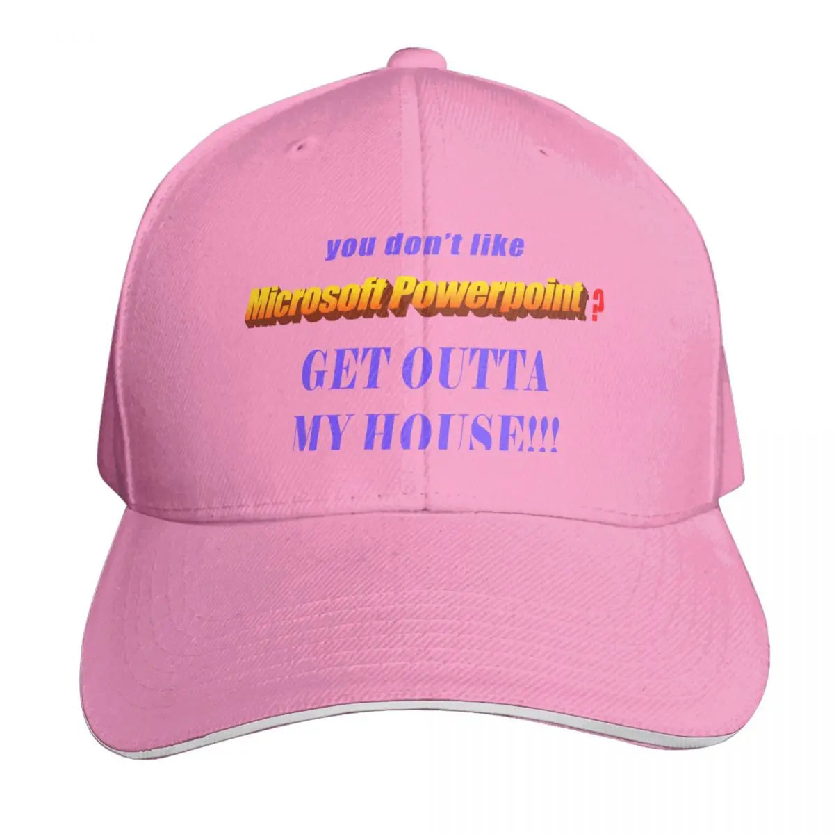 PowerPoint Moisture Wicking Curved Brim Baseball Cap