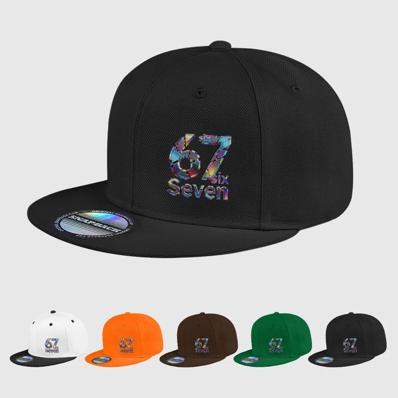 Laser Print 67 Snapback Cap