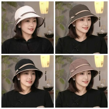 Foldable Lightweight Wide Brim Face Covering Bucket Hat