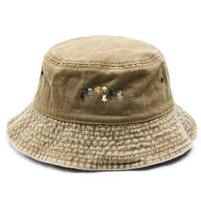 Fashionable Foldable Bucket Hat Outdoor Holiday Cap